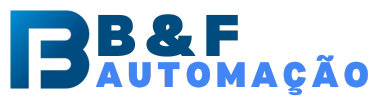 Logo da BF Automação, especialista em painéis elétricos industriais, automação e engenharia elétrica para o setor industrial.