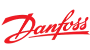 Logo da Danfoss, parceira da BF Automação especializada em soluções de automação industrial, inversores de frequência e eficiência energética.