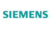 Logo da Siemens, parceira da BF Automação especializada em soluções integradas de automação industrial e tecnologias elétricas.