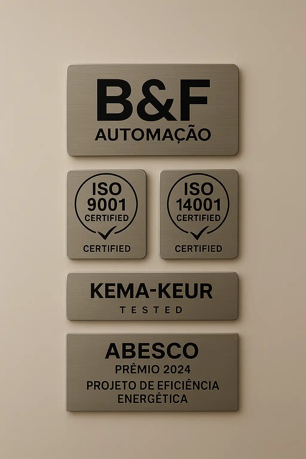 Painel elétrico industrial em ambiente técnico com engenheiro segurando certificados ISO e ART, representando conformidade com IEC 61439, IEC 62271 e NR-10